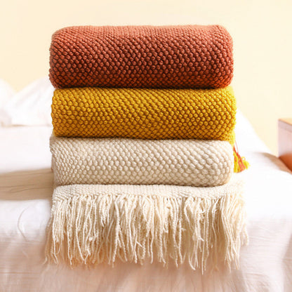 Assorted Knitted Throw Blankets The Unalia Brand