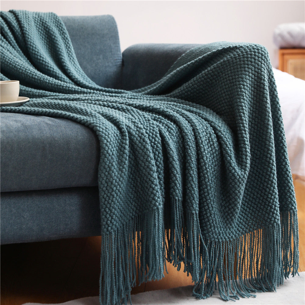 Assorted Knitted Throw Blankets The Unalia Brand