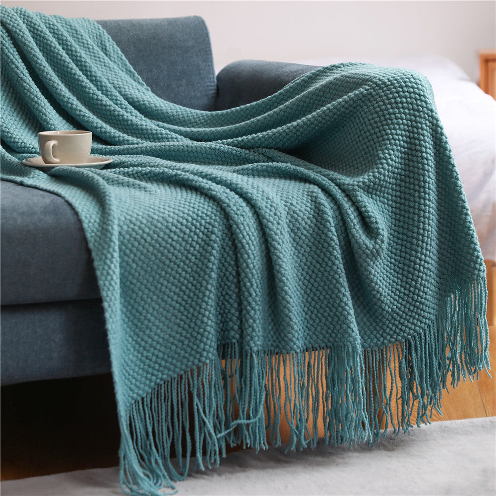 Assorted Knitted Throw Blankets The Unalia Brand