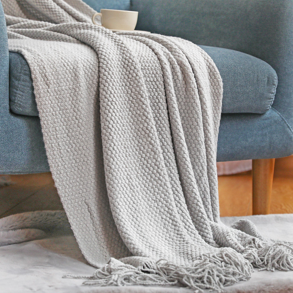 Assorted Knitted Throw Blankets The Unalia Brand