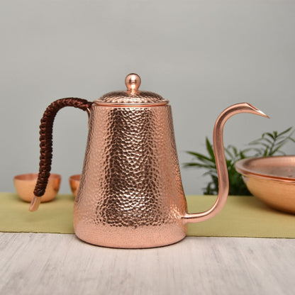 Copper Pot Thin-Necked Pot Handmade Thickened Hand Coffee Pot The Unalia Brand