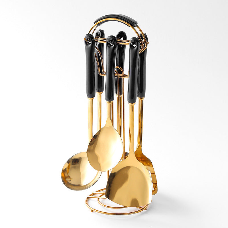 Two-Toned Stainless Steel Utensil Set The Unalia Brand