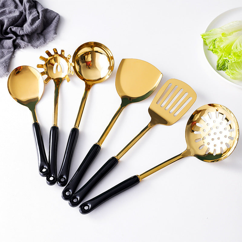 Two-Toned Stainless Steel Utensil Set The Unalia Brand