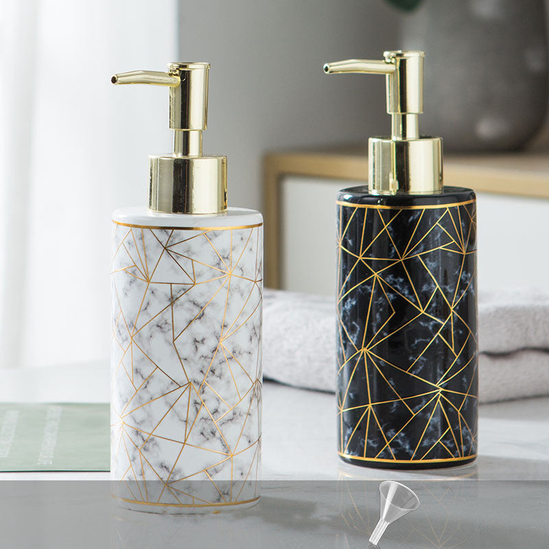 Marble Bathroom Bottles The Unalia Brand