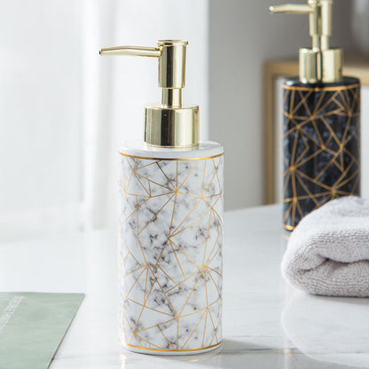 Marble Bathroom Bottles The Unalia Brand