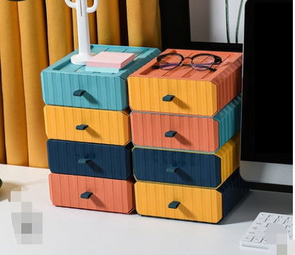 Multifunctional Drawer Type Desktop Storage Box For Storing Artifacts, Multi-Layer Debris Storage Box The Unalia Brand