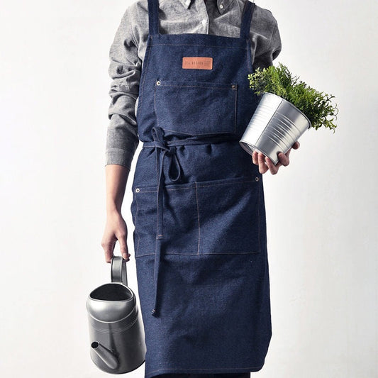 Thick Denim Kitchen Apron The Unalia Brand