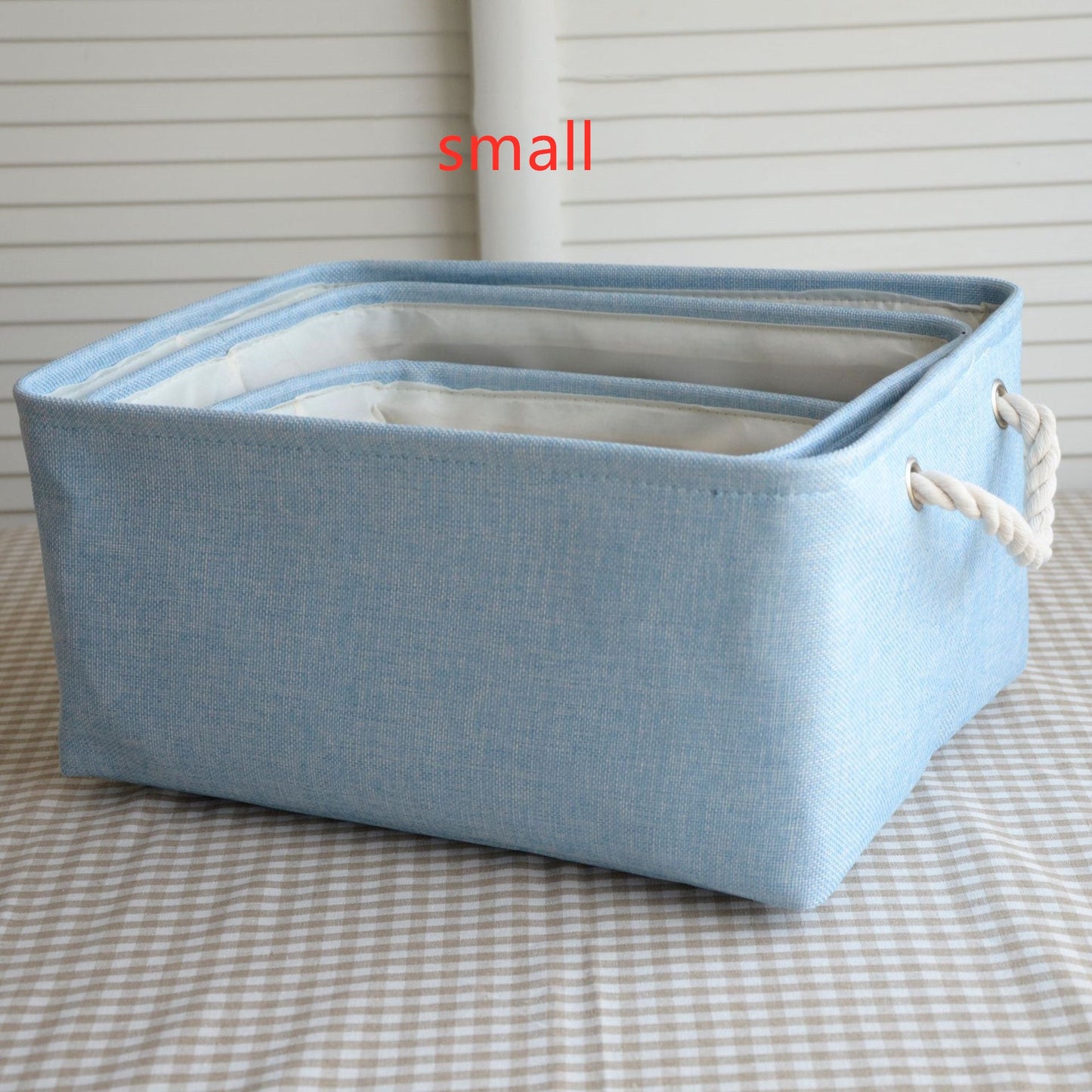 Nordic Japanese fabric storage basket The Unalia Brand