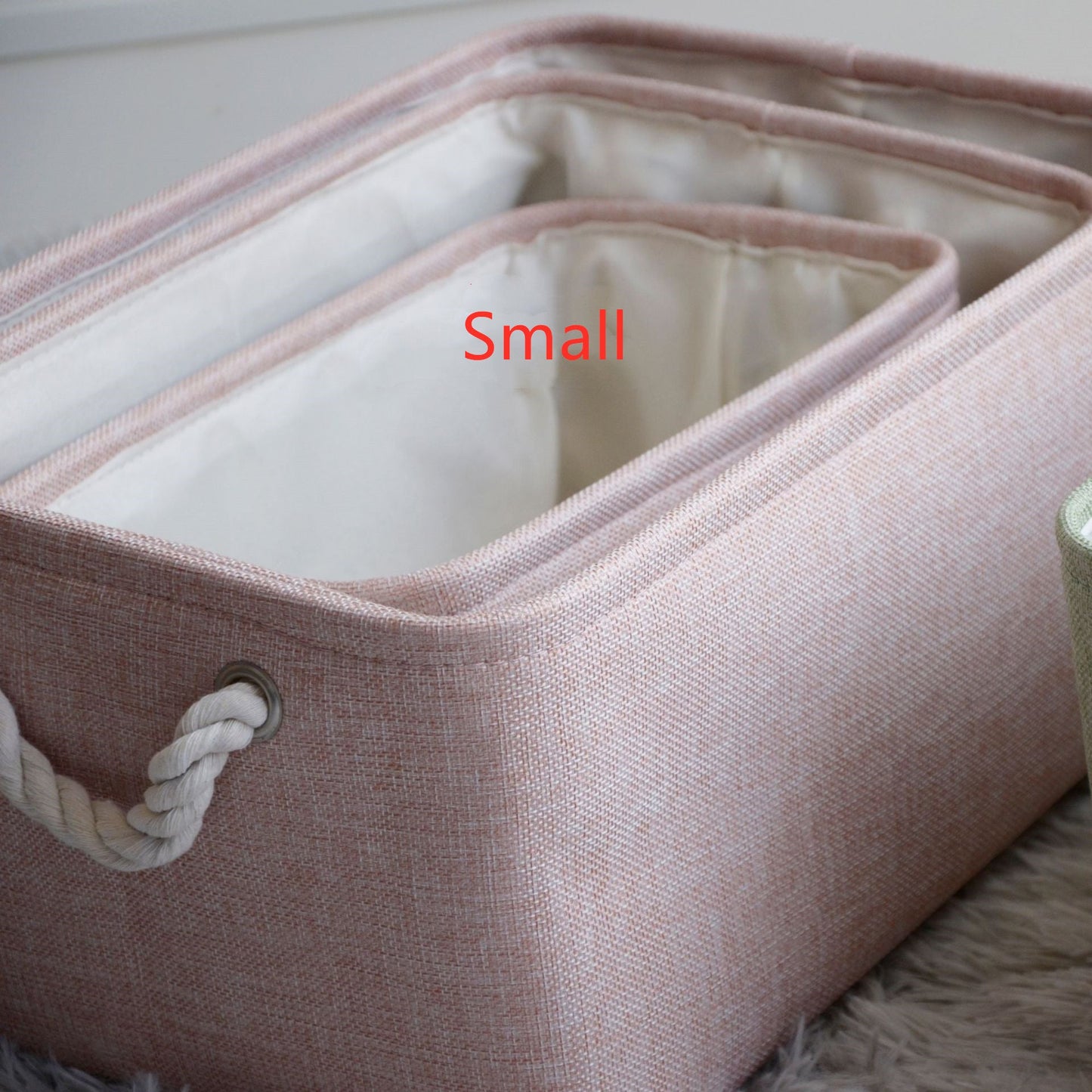 Nordic Japanese fabric storage basket The Unalia Brand