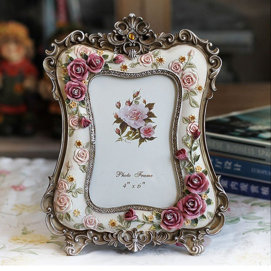 Vintage Resin Photo Frame