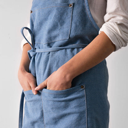 Thick Denim Kitchen Apron The Unalia Brand