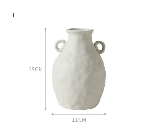 Assorted White Nordic Vases The Unalia Brand