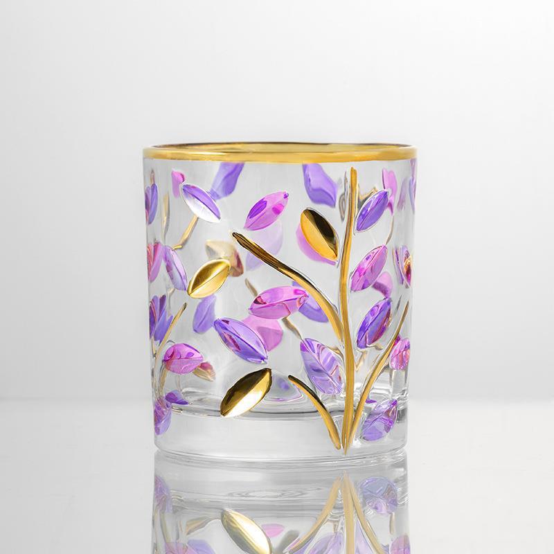 Handpainted Whiskey Glasses The Unalia Brand