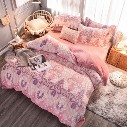 All Pink Printed Bedding The Unalia Brand