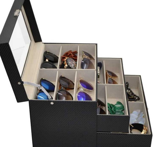 Storage pu leather display box The Unalia Brand