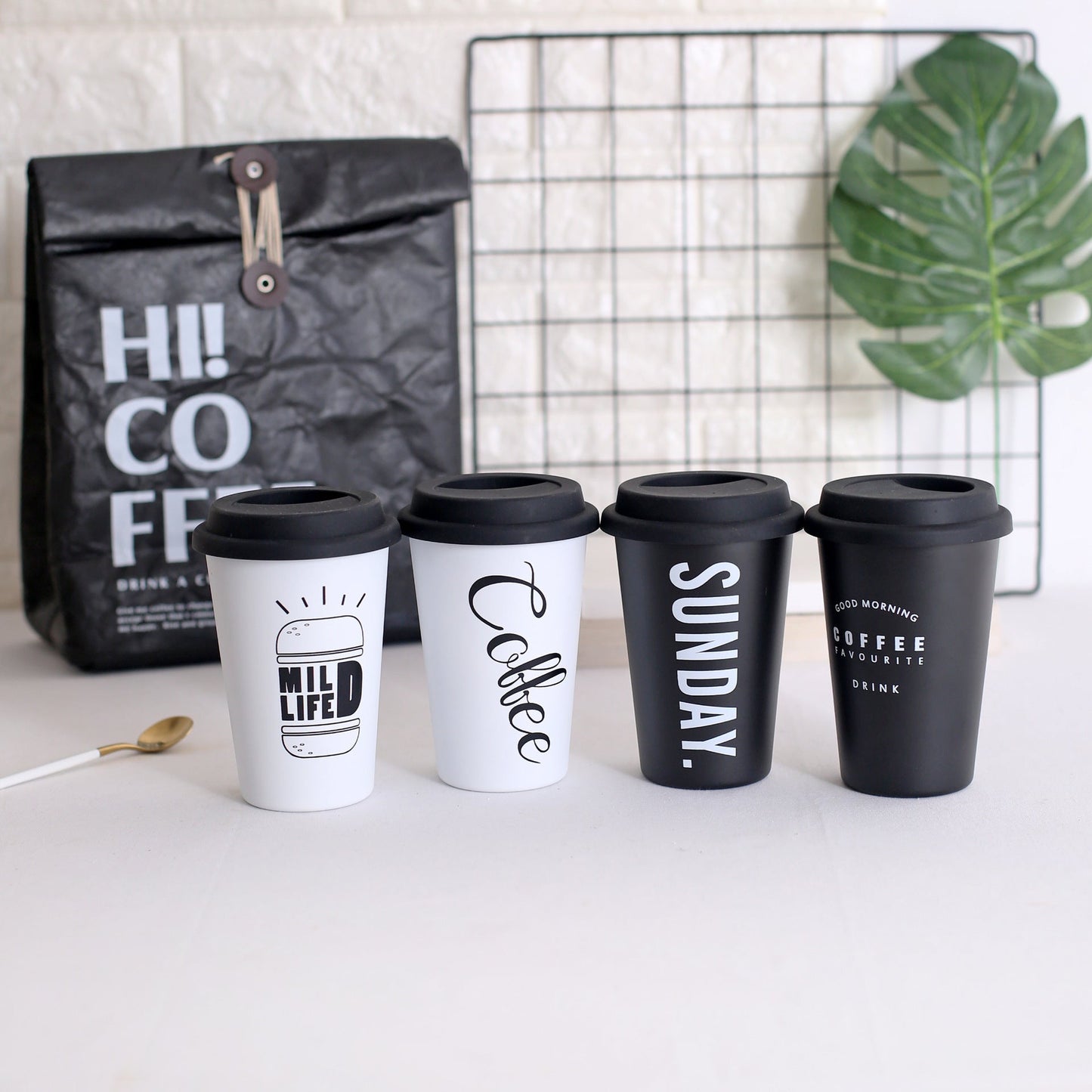 Assorted Stainless Steel Cups + Straw The Unalia Brand