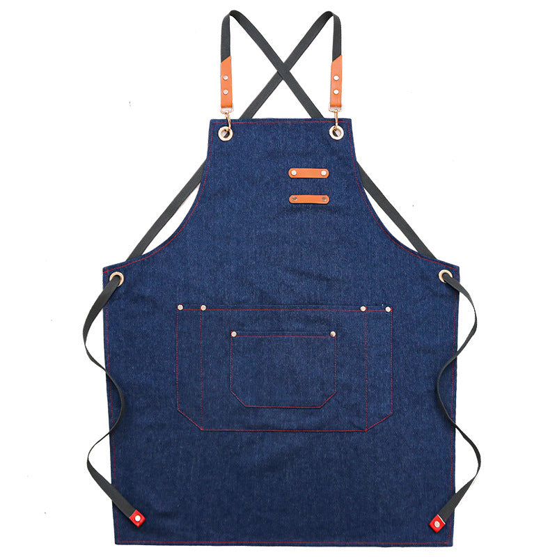 Minimalist Denim Apron The Unalia Brand