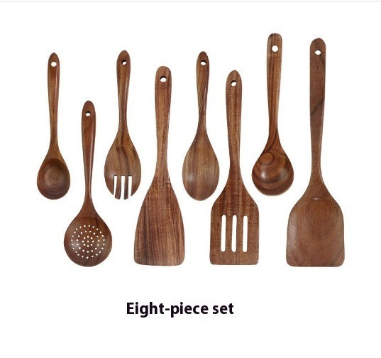 Natural Wood Wooden Spoon Set The Unalia Brand