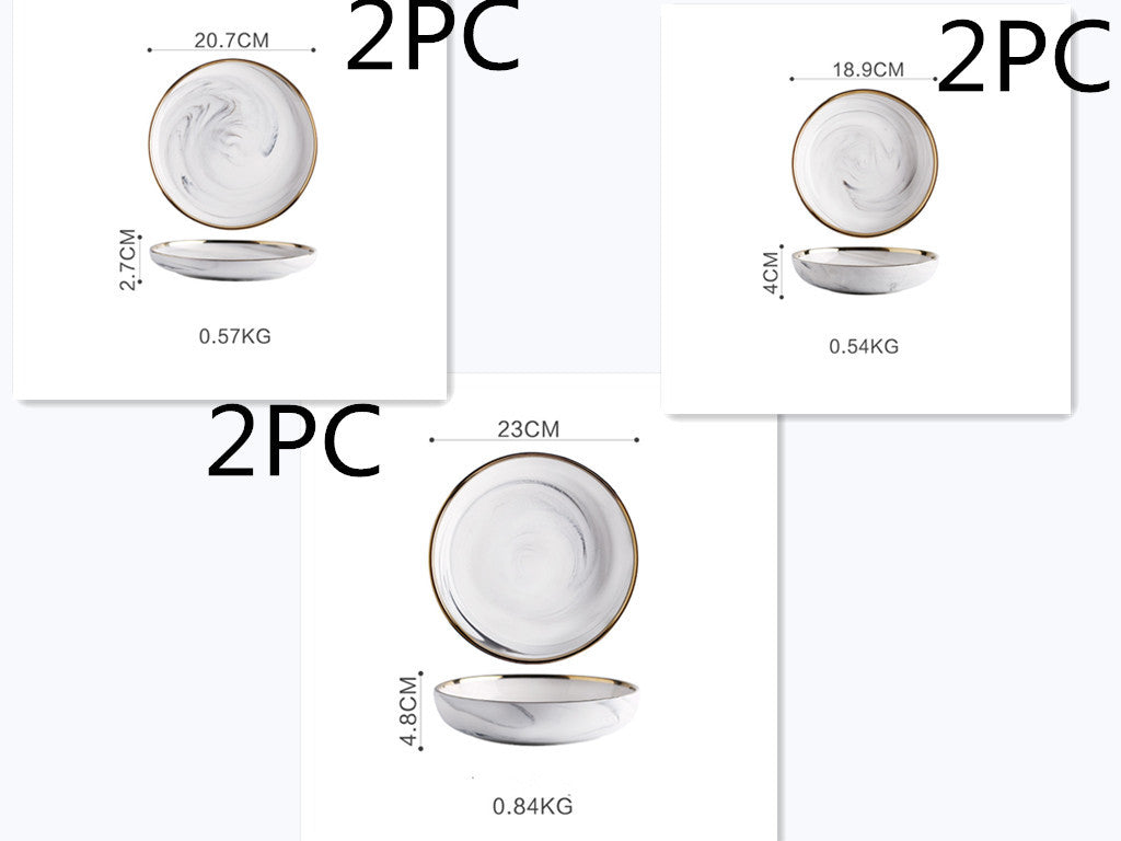 Marble Dinnerware Set The Unalia Brand