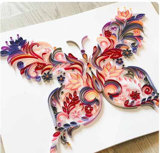 Butterfly Quilling Illustration Pack The Unalia Brand