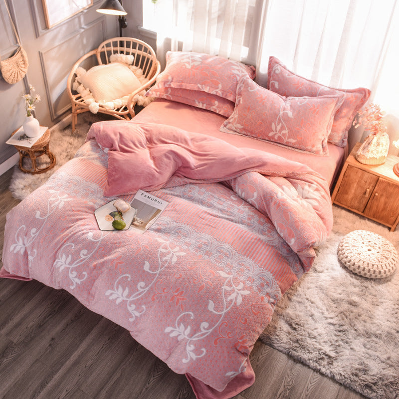 All Pink Printed Bedding The Unalia Brand