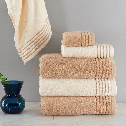 Assorted Ribbed Cotton Towel Set The Unalia Brand