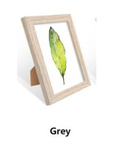 Solid Wood Grain Photo Frame