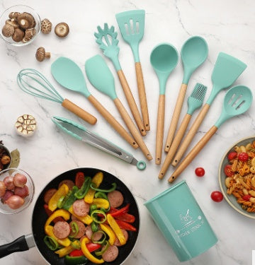 Colourful Silicone Cooking Utensils Set The Unalia Brand