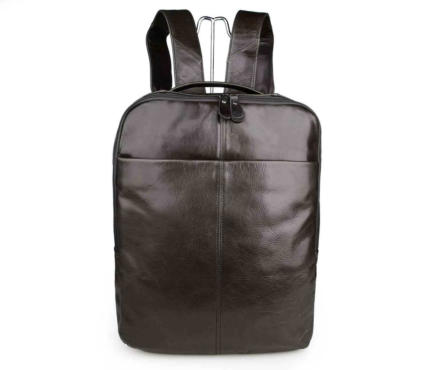 Top layer leather computer backpack The Unalia Brand