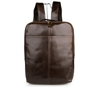 Top layer leather computer backpack The Unalia Brand