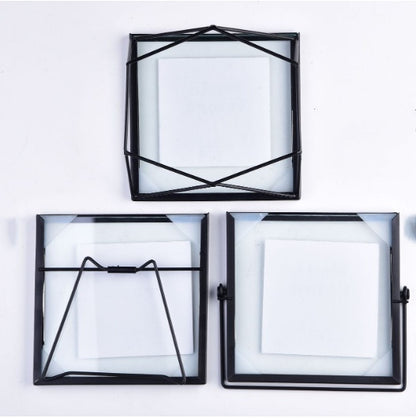 Metal Plated Glass Photo Frame