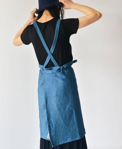 Denim Halter Kitchen Apron The Unalia Brand