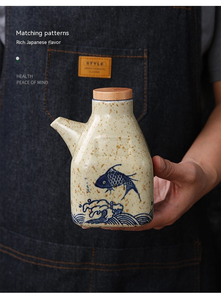 Chinese Style Ceramic Sauce Dipping Bottles The Unalia Brand