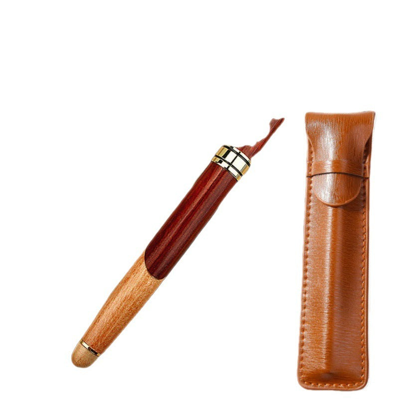 Wooden Pen + Pouch The Unalia Brand