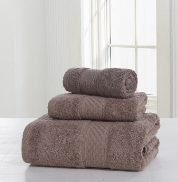 Assorted 3-Piece Cotton Towel Set The Unalia Brand