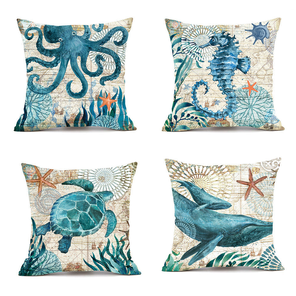 Assorted Sea Creatures Pillowcases The Unalia Brand