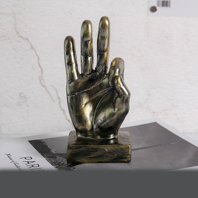 Assorted Hand Gesture Ornaments The Unalia Brand