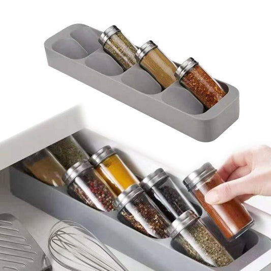 Drawer Spice Bottle Rack