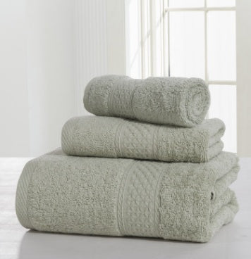 Assorted 3-Piece Cotton Towel Set The Unalia Brand