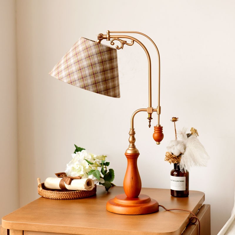 Vintage Checkered Reading Lamp The Unalia Brand