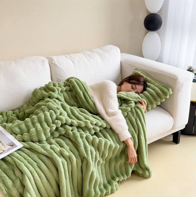 Assorted Ribbed Throw Blankets The Unalia Brand