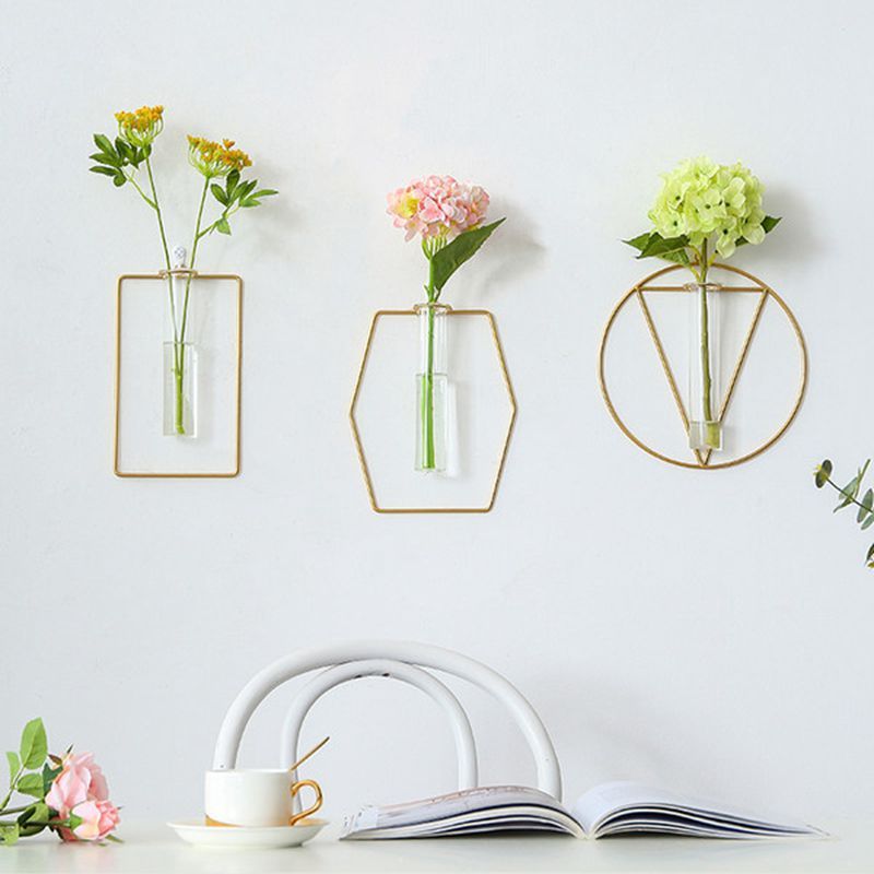 Nordic Ins Wind Golden Wall Hangings Wall Hanging Vase Hydroponics The Unalia Brand