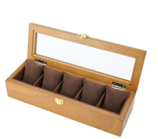 Wooden watch box The Unalia Brand