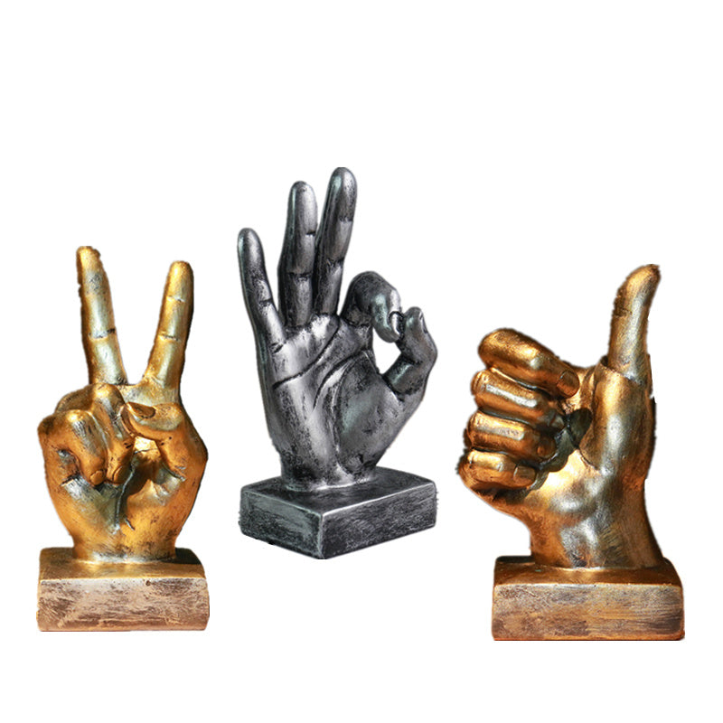 Assorted Hand Gesture Ornaments The Unalia Brand