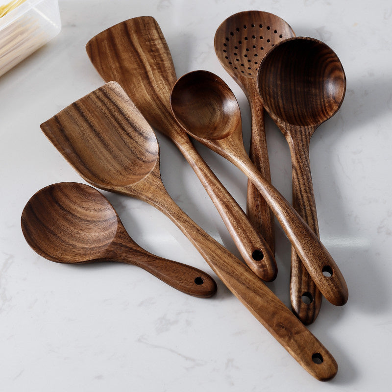 Natural Wood Wooden Spoon Set The Unalia Brand