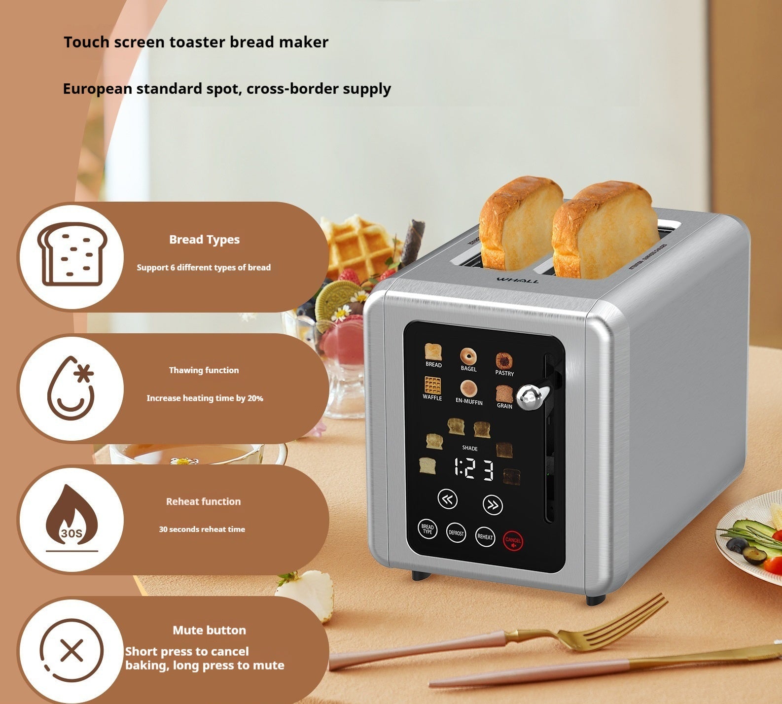 Six In One Intelligent Touch Screen Breakfast Machine The Unalia Brand