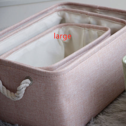 Nordic Japanese fabric storage basket The Unalia Brand