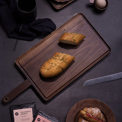 Wooden Chopping Board Bread Board Kitchen Chopping Board With Groove Does Not Overflow Juice The Unalia Brand