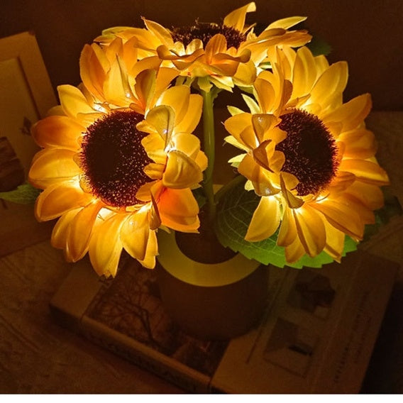 LED Sunflower Night Lamp The Unalia Brand