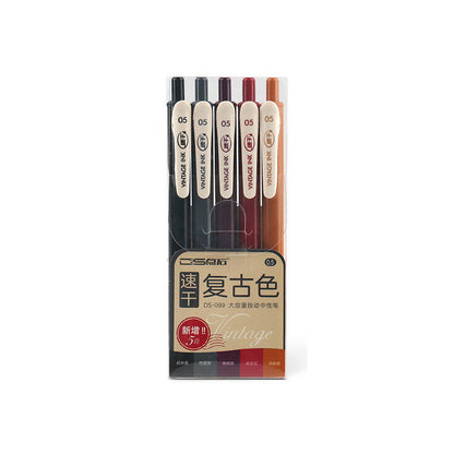 Retro Color Gel Pen Set The Unalia Brand